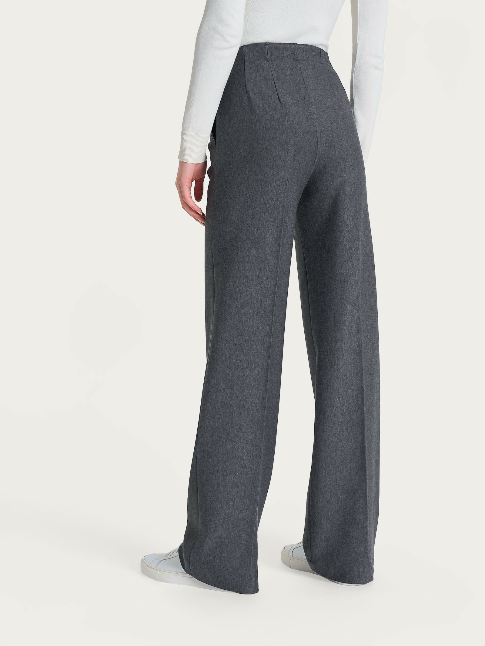 Pantalone ampio con tasche in Compact Neri Donna - Ragno