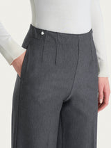 Pantalone ampio con tasche in Compact Neri Donna - Ragno