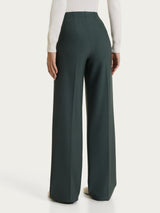 Pantalone ampio con tasche in Compact Grigi Donna - Ragno