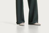 Pantalone ampio con tasche in Compact Grigi Donna - Ragno