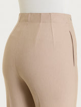 Pantalone dritto con tasche in tessuto Compact Grigi Donna - Ragno