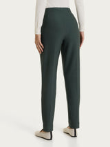Pantalone a carota con tasche in tessuto Compact Grigi Donna - Ragno
