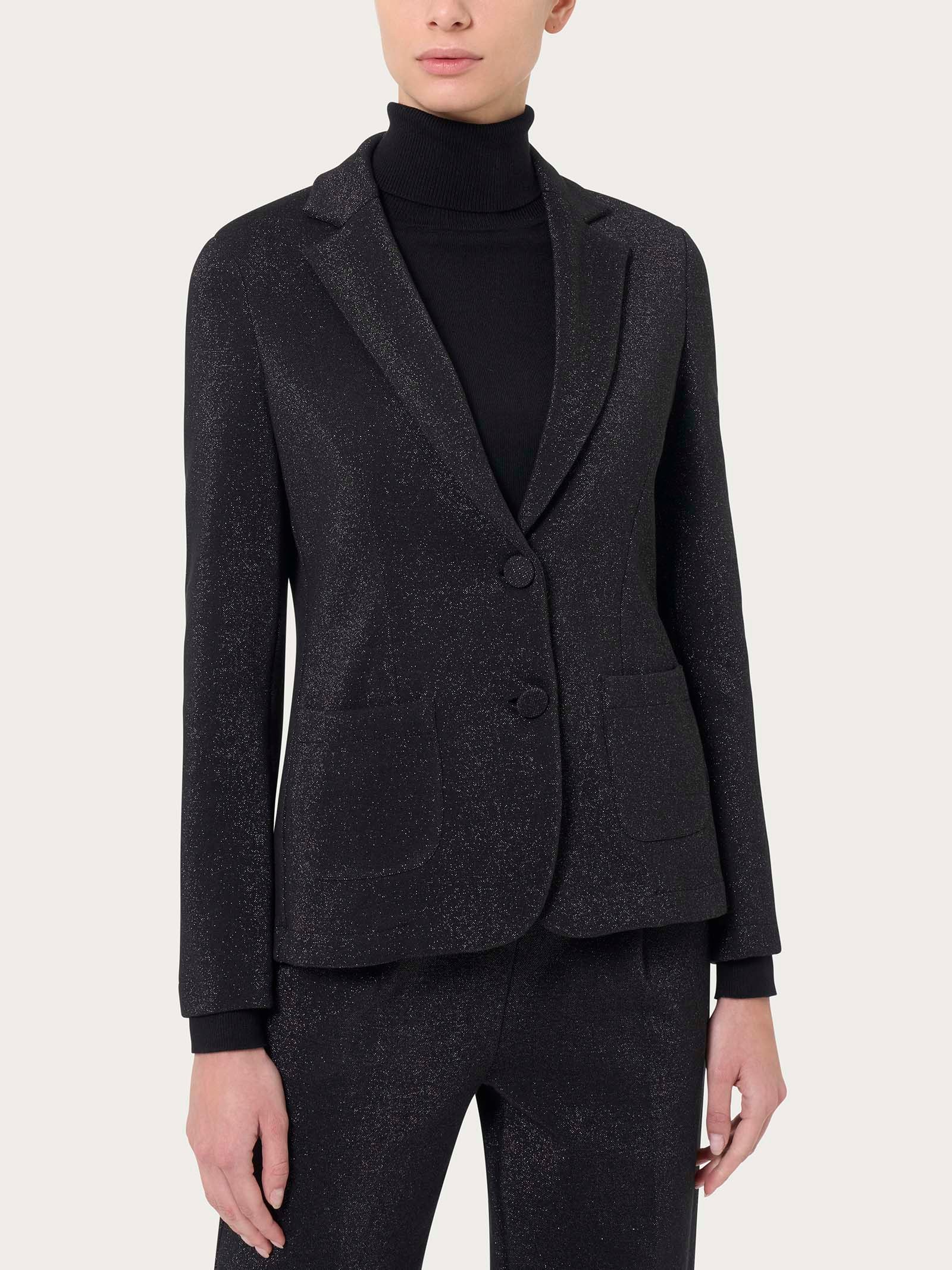 Blazer a due bottoni in tessuto Eco Jacquard -  - Ragno