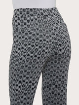 Pantalone flare in tessuto Eco Jacquard -  - Ragno