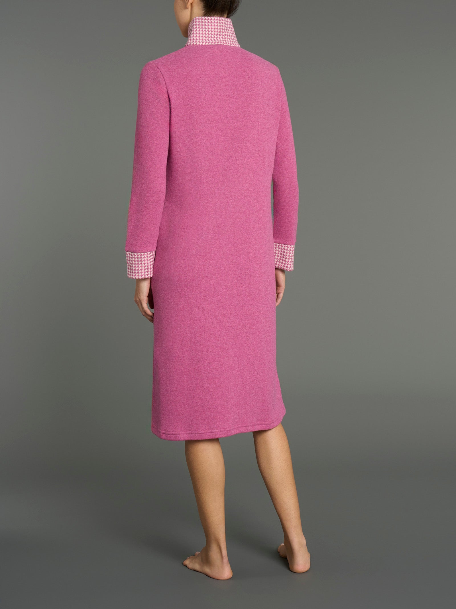 Vestaglia lunga e aperta in Cotton Eco Pile – Ragno