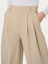 Pantalone a palazzo con tasche in tessuto Compact Light -  - Ragno