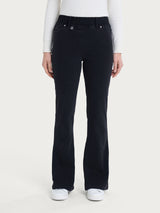 Jeans flare con tasche in Super Denim Neri Donna - Ragno