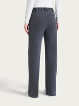 Jeans ampio con tasche in Super Denim Neri Donna - Ragno