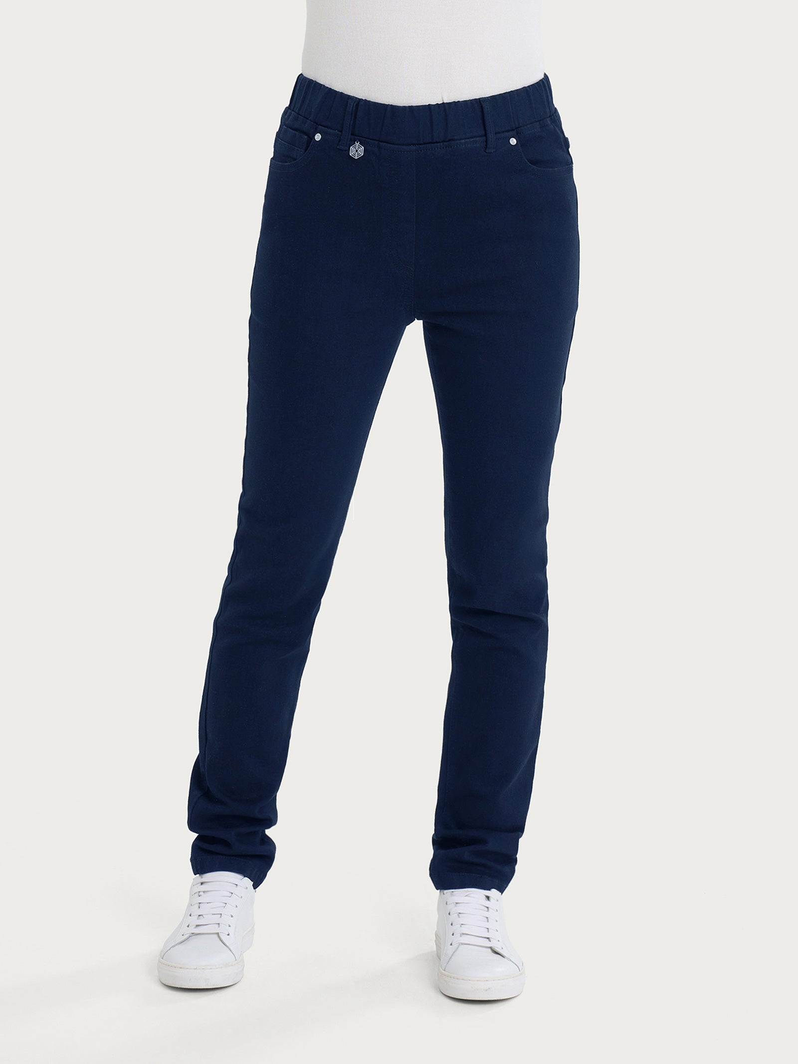 Jeans 5 tasche in Super Denim Blu Donna - Ragno