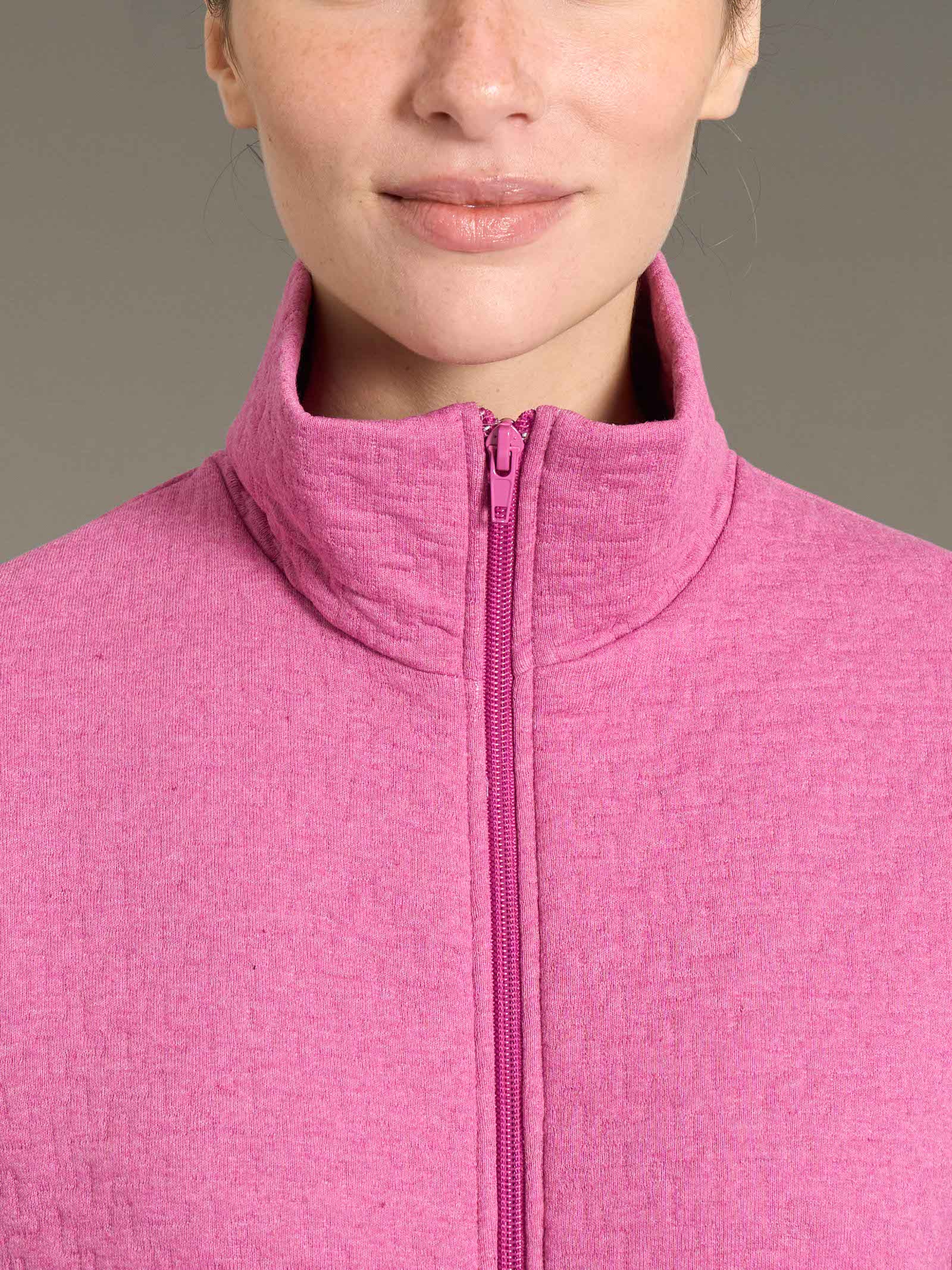 Giacca Vestaglia Corta Con Zip Vestaglia Pile Donna Con Zip