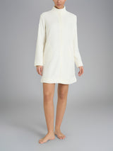Vestaglia corta con bottoni in Polar Fleece Bianchi Donna - Ragno