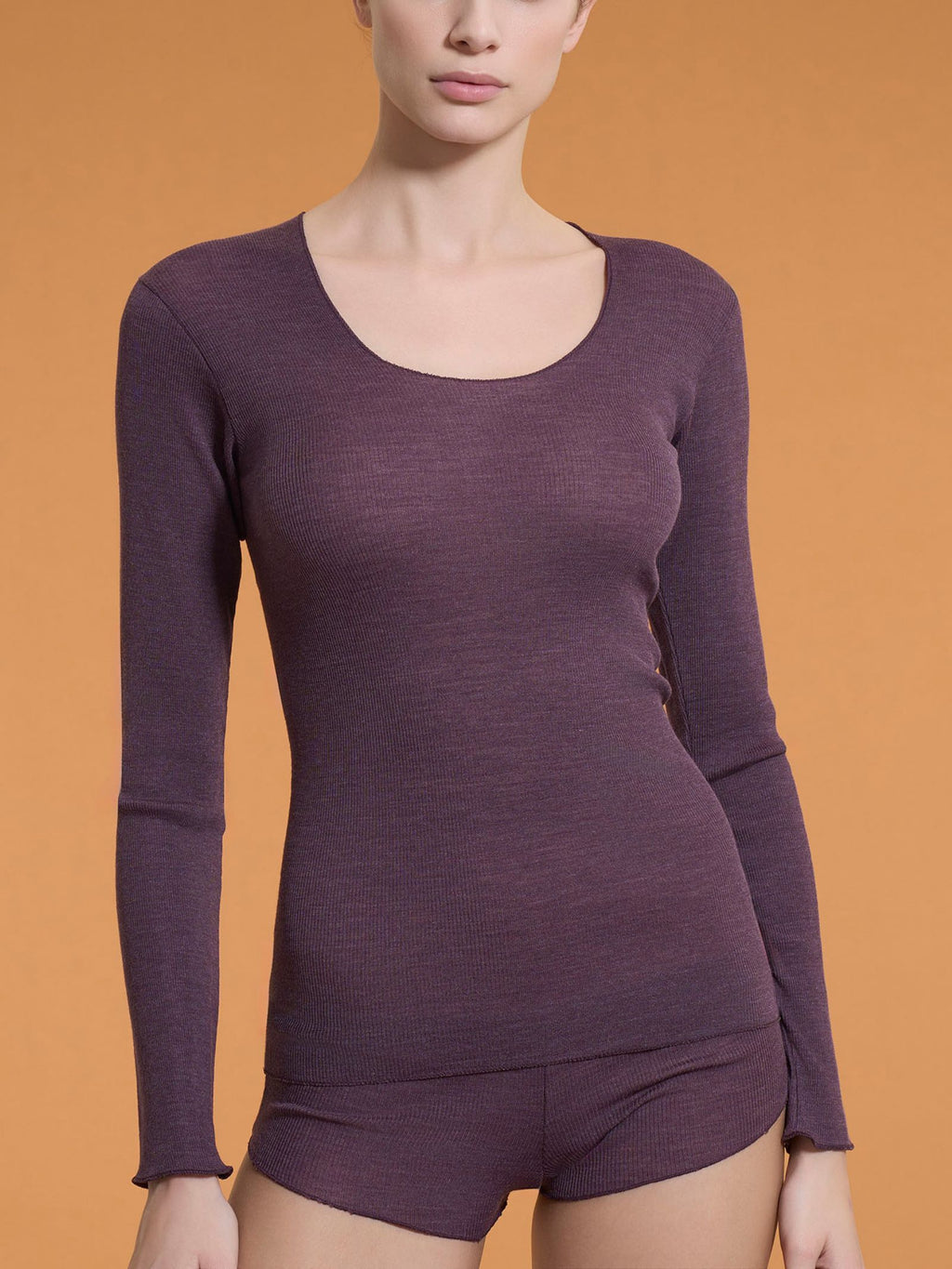 Engel Natur Maglietta Per Bambini A Maniche Lunghe - Ecru - Lana Vergine E Seta - Certificato GOTS Unisex (bambini - Foto 3