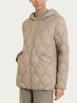 Piumino puffer Onion Quilt con cappuccio Grigi Donna - Ragno