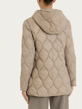 Piumino puffer Onion Quilt con cappuccio Grigi Donna - Ragno