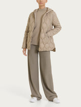 Piumino puffer Onion Quilt con cappuccio Grigi Donna - Ragno