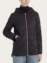 Piumino puffer Onion Quilt con cappuccio Marroni Donna - Ragno