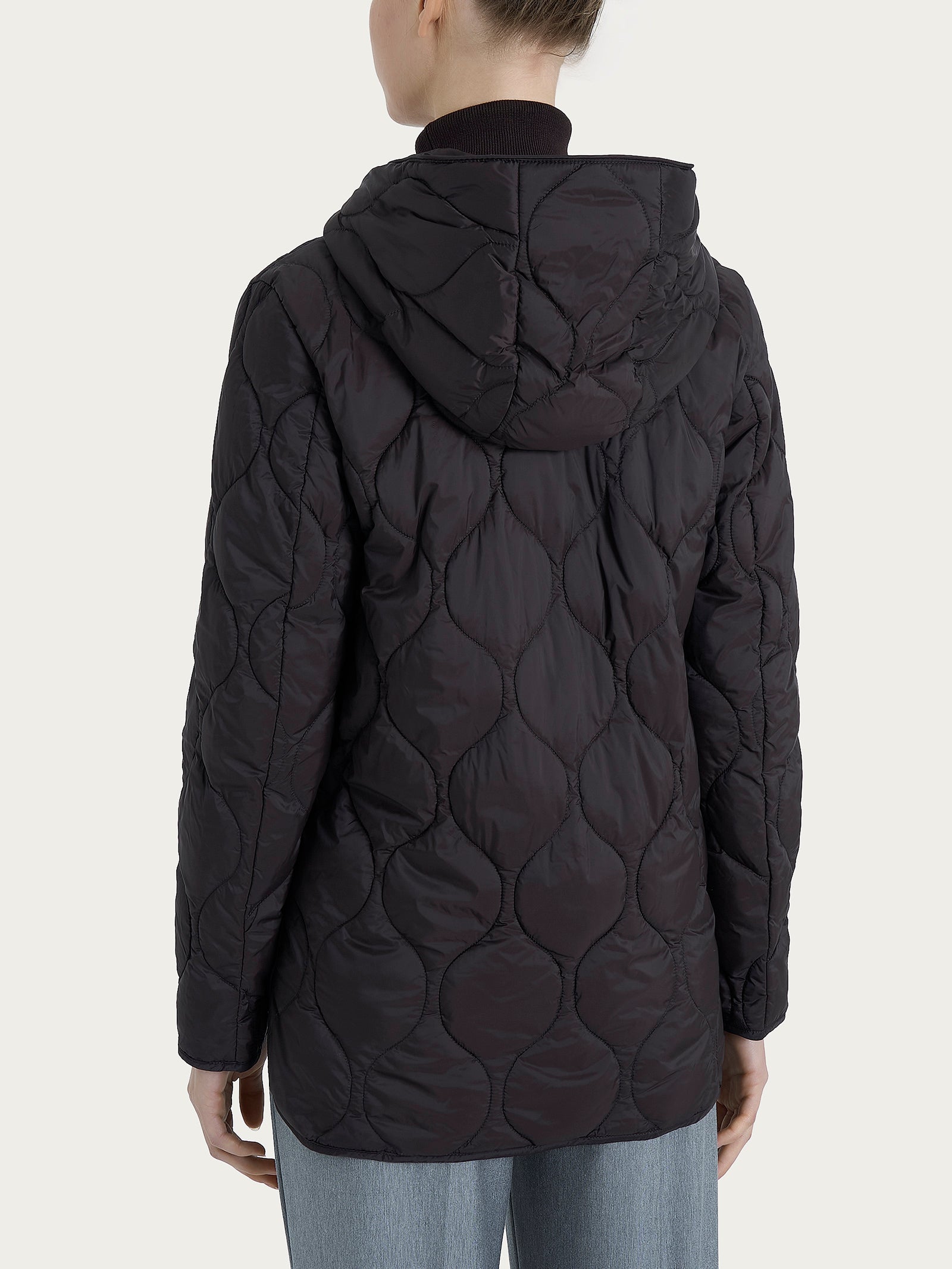 Piumino Onion Quilt con cappuccio Marroni Donna - Ragno