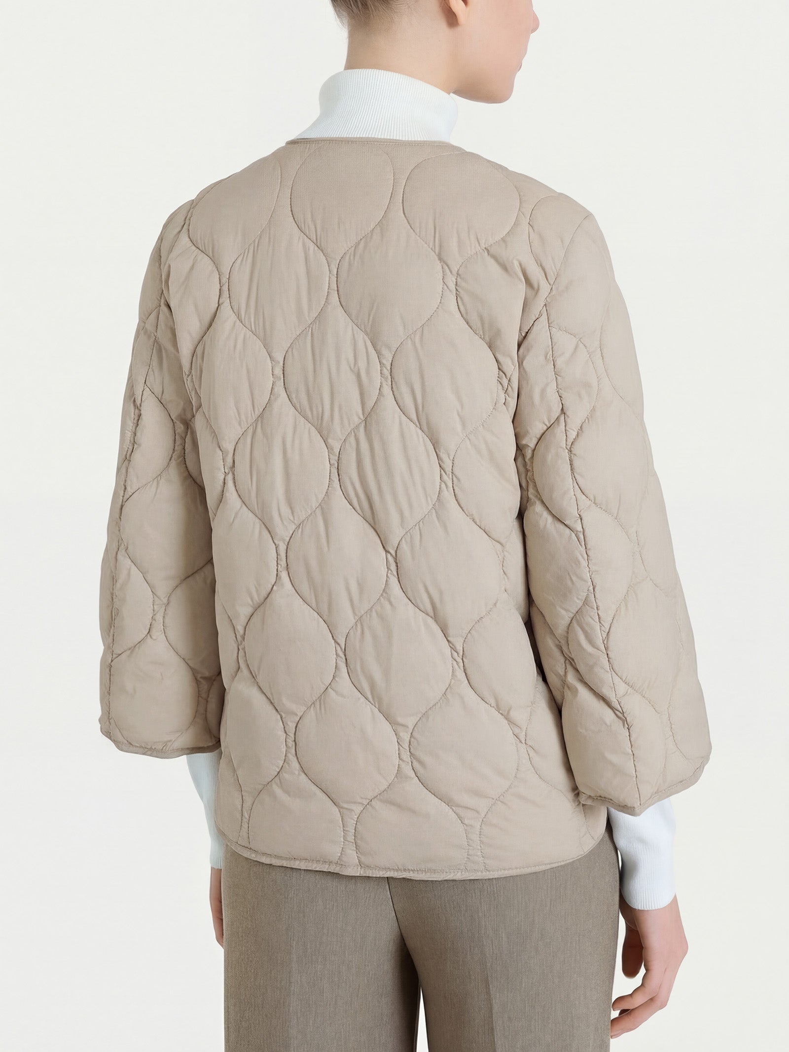 Piumino Onion Quilt con manica 3/4 Marroni Donna - Ragno