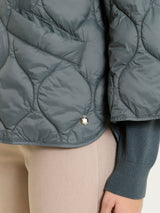 Piumino puffer Onion Quilt con manica 3/4 Grigi Donna - Ragno