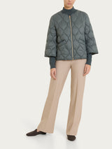 Piumino puffer Onion Quilt con manica 3/4 Grigi Donna - Ragno