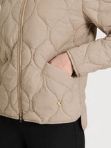 Piumino puffer Onion Quilt con manica lunga Grigi Donna - Ragno