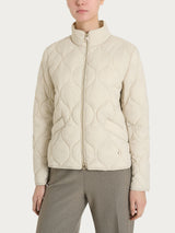 Piumino puffer Onion Quilt con manica lunga Bianchi Donna - Ragno