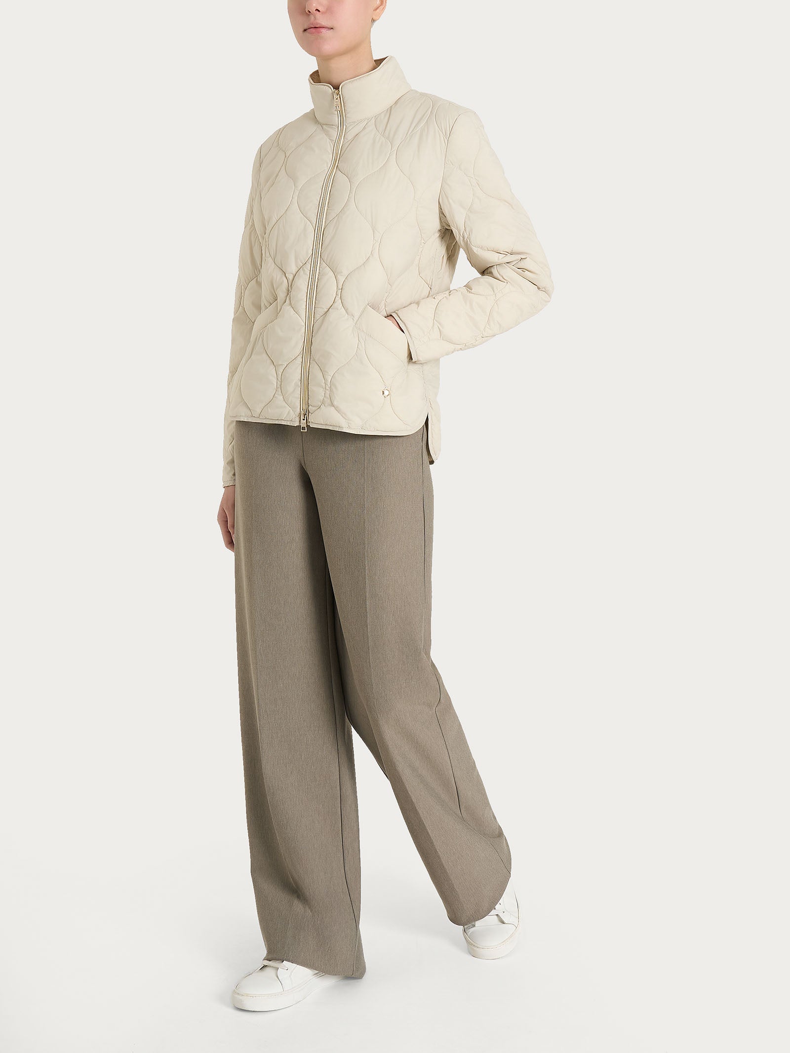 Piumino Onion Quilt con manica lunga Bianchi Donna - Ragno