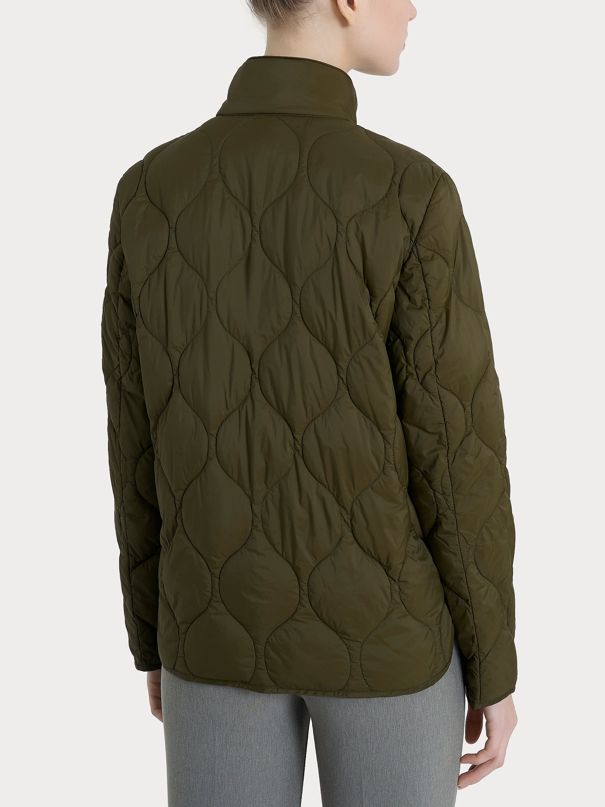 Piumino Onion Quilt con manica lunga Verdi Donna - Ragno
