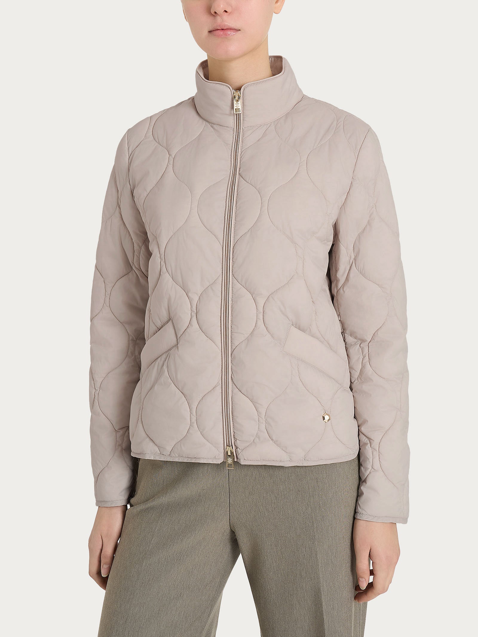 Piumino Onion Quilt con manica lunga Marroni Donna - Ragno