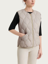 Piumino Smanicato Onion Quilt Marroni Donna - Ragno