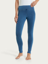 beYOUtiful Homewear – Leggings in maglia denim Blu Donna - Ragno