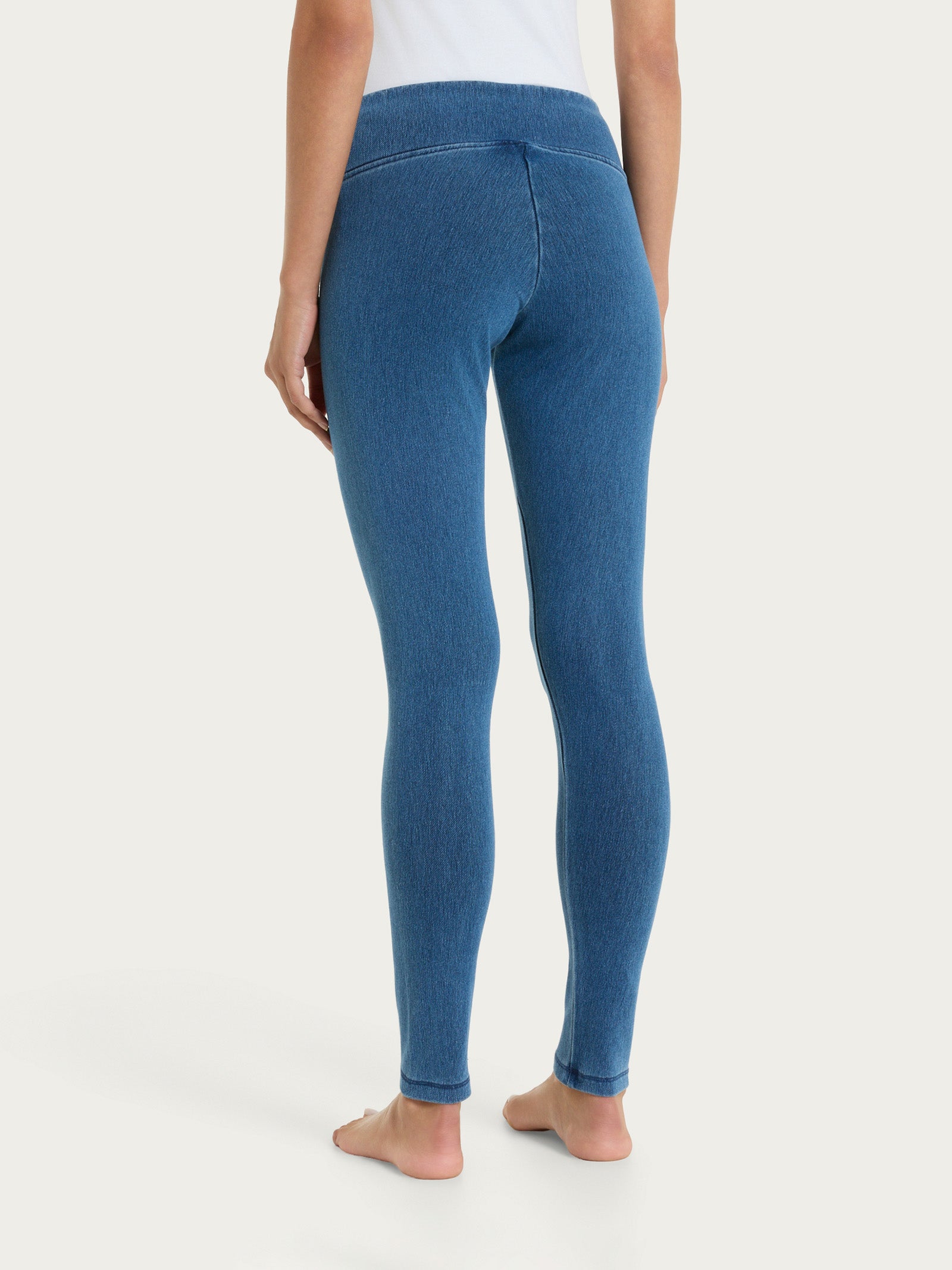 beYOUtiful Homewear – Leggings in maglia denim Blu Donna - Ragno