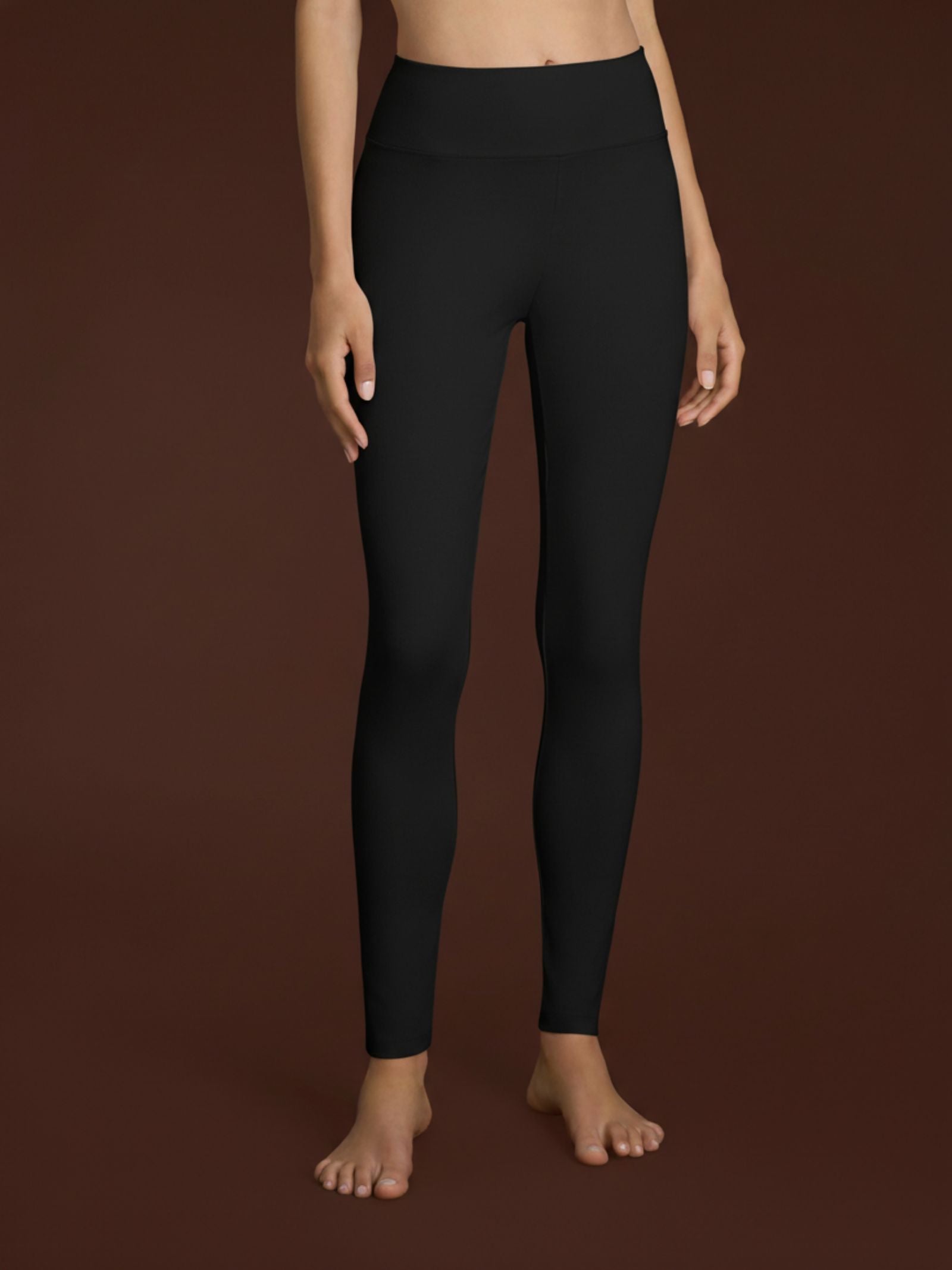 beYOUtiful Homewear – Leggings in maglia denim Neri Donna - Ragno