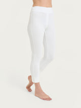 beYOUtiful Homewear – Leggings capri in maglia denim Bianchi Donna - Ragno