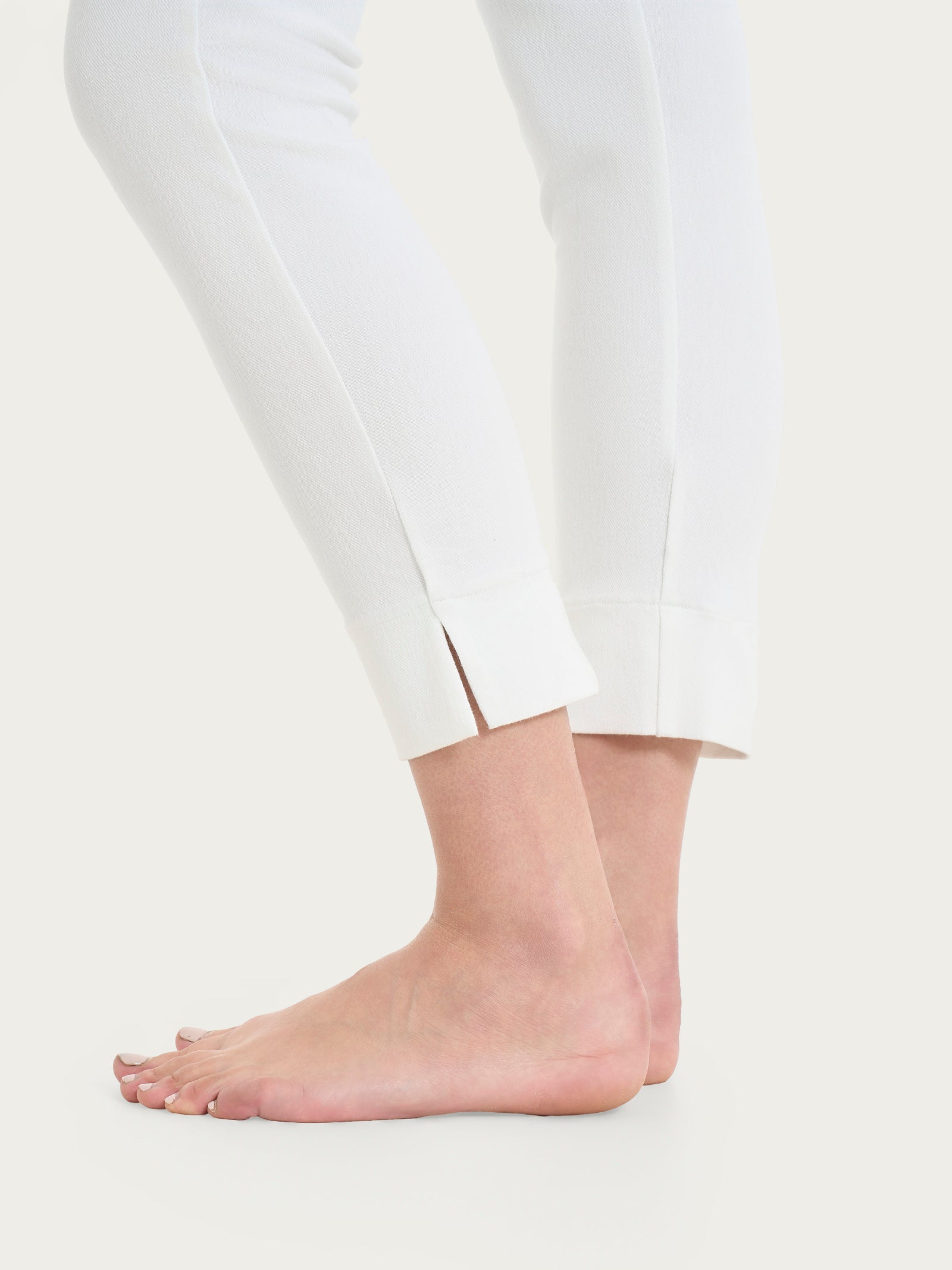 beYOUtiful Homewear – Leggings capri in maglia denim Bianchi Donna - Ragno