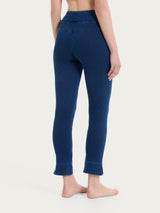 beYOUtiful Homewear – Leggings capri in maglia denim Blu Donna - Ragno