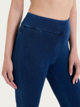 beYOUtiful Homewear – Leggings capri in maglia denim Blu Donna - Ragno