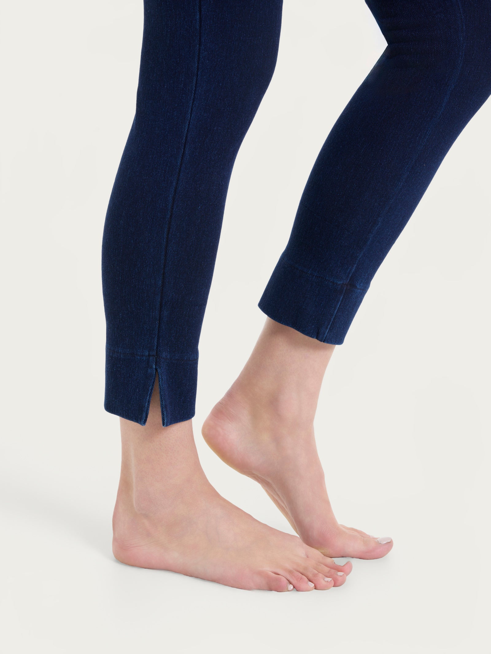 beYOUtiful Homewear – Leggings capri in maglia denim Blu Donna - Ragno