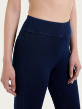 beYOUtiful Homewear – Leggings capri in maglia denim Blu Donna - Ragno