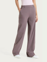 Pantalone ampio con tasche e risvolto in Super Fresh Marroni Donna - Ragno