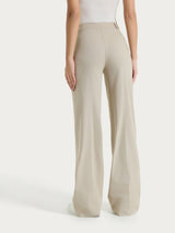 Pantalone ampio con tasche e risvolto in Super Fresh Marroni Donna - Ragno