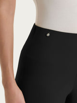 Pantalón ancho negro Super Fresh para mujer - Ragno