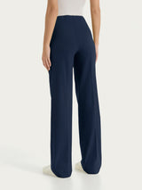Pantalone ampio in Super Fresh Blu Donna - Ragno