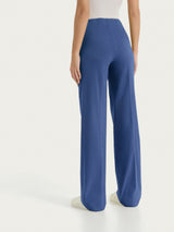Pantalone ampio in Super Fresh Blu Donna - Ragno