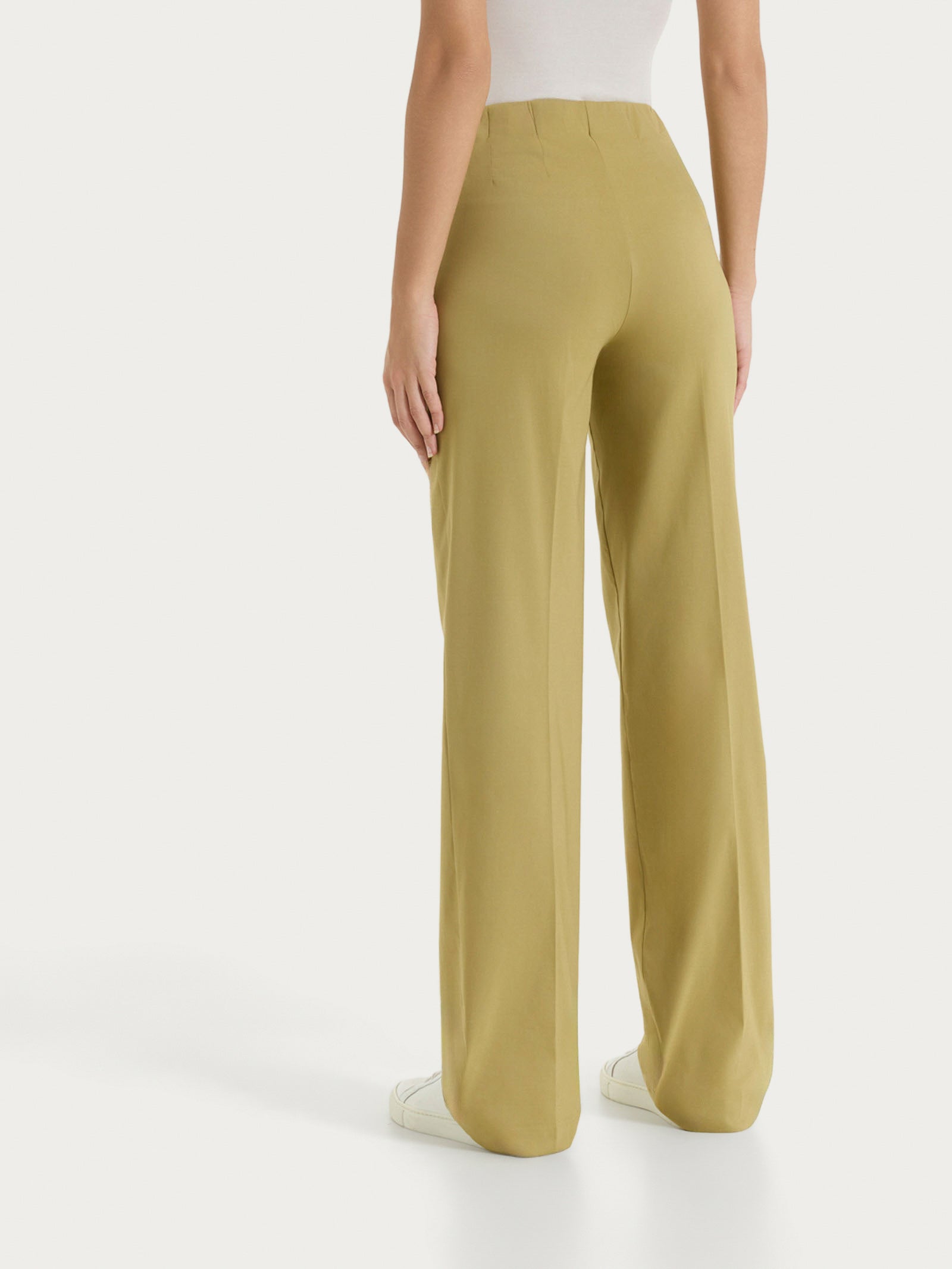 Pantalone ampio in Super Fresh Verdi Donna - Ragno