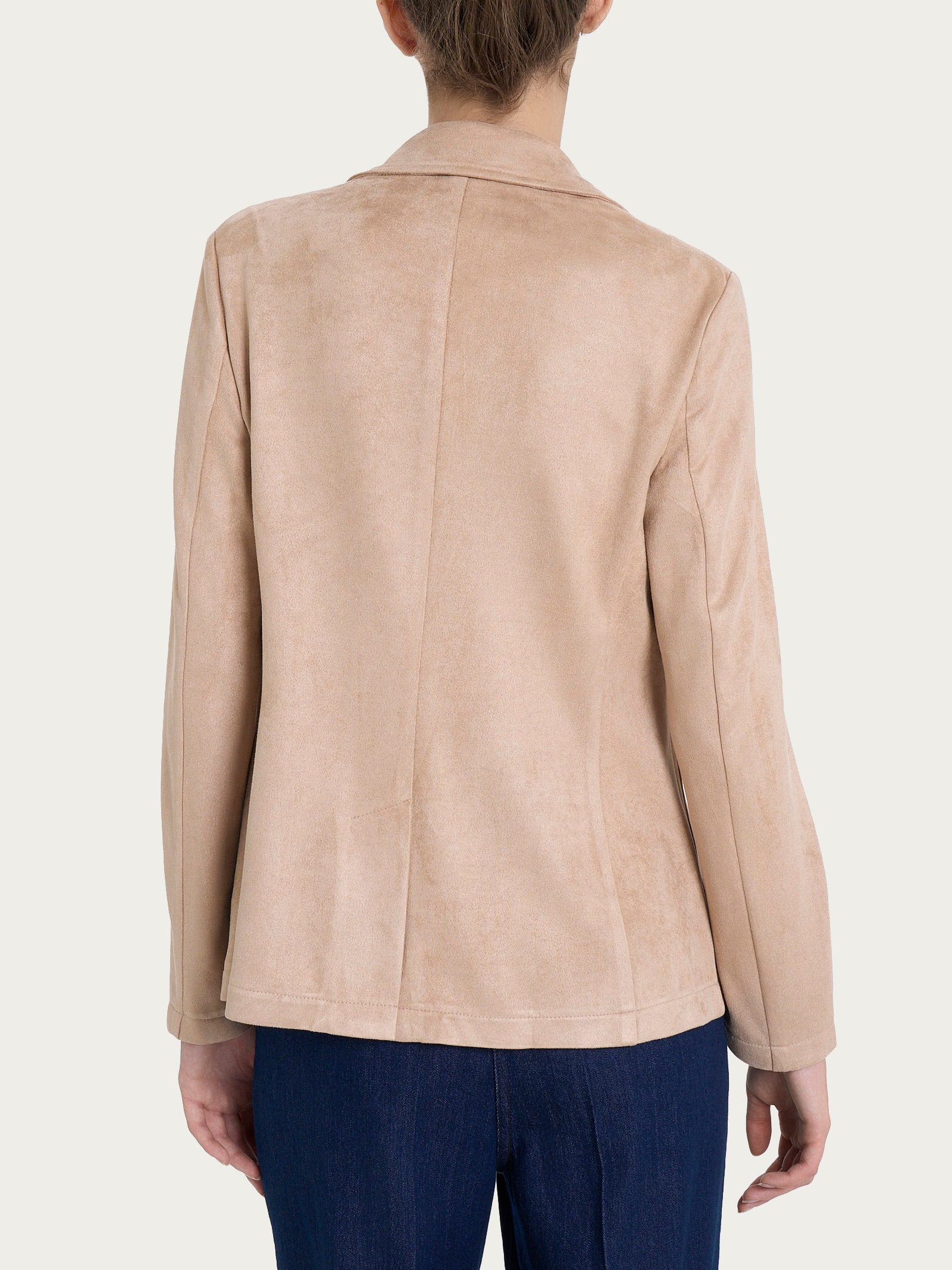 Blazer con due bottoni in Eco Suede Marroni Donna - Ragno