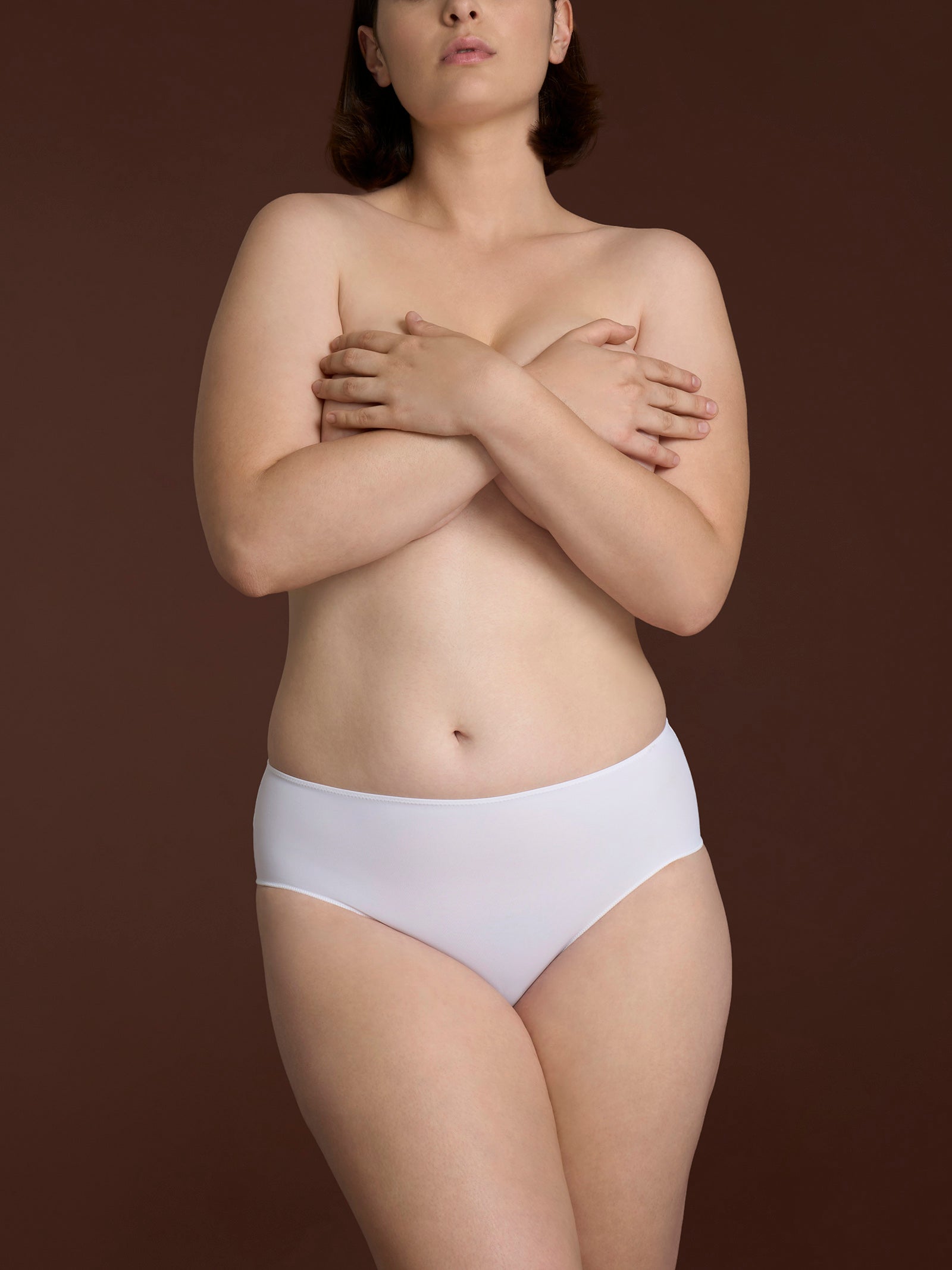 beYOUtiful - Slip alto in Microfibra Compact Bianchi Donna - Ragno