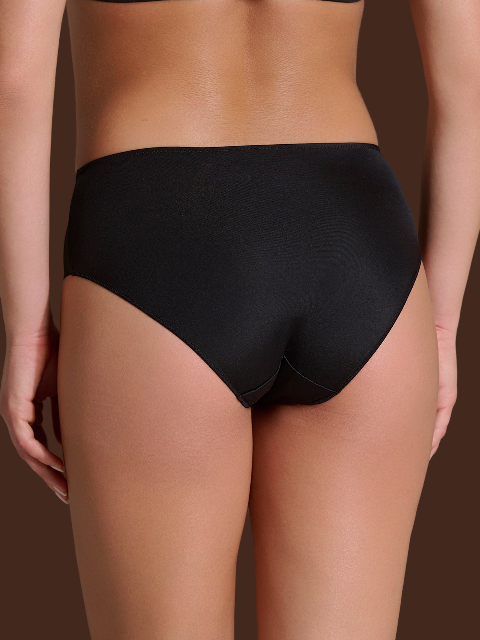 beYOUtiful - Slip alto in Microfibra Compact Neri Donna - Ragno