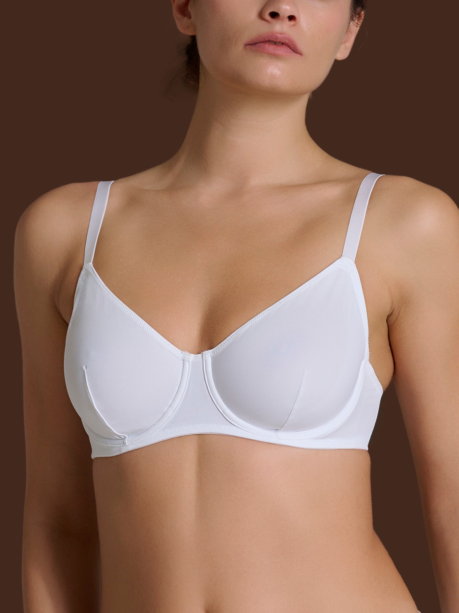 beYOUtiful - Reggiseno con ferretto in Microfibra Compact Bianchi Donna - Ragno