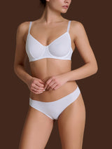 beYOUtiful - Reggiseno con ferretto in Microfibra Compact Bianchi Donna - Ragno